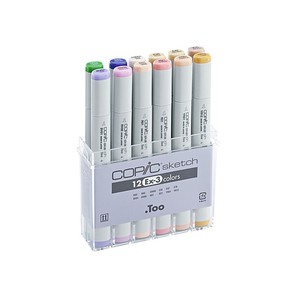 Набор маркеров Copic "Sketch" EX-3 12 цв