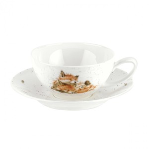 Wrendale Cappuccino кружка с лисичками