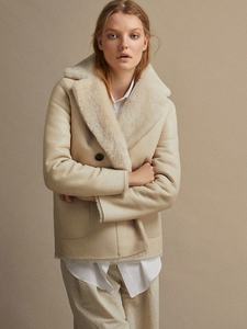 Massimo Dutti Shearling Coat