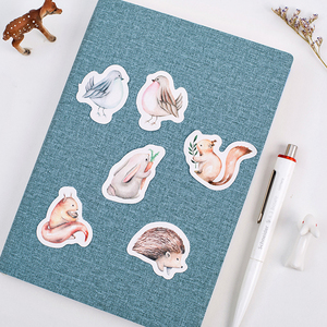 45pcs/lot Cute Forest Animals Stickers
