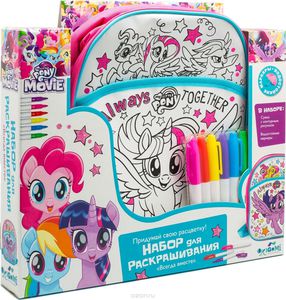 My Little Pony Сумка-рюкзак для раскрашивания Всегда вместе