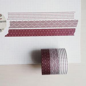 muji masking tape red