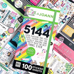 Mega Value Sticker Pack - 100 Sheets!