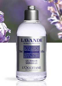 Гель для душа лаванда Loccitane