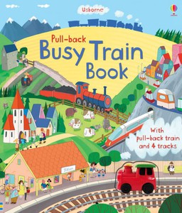 Книга Pull-back busy train book