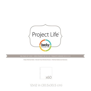Фотофайлы Project Life для страничек 30х30 23шт
