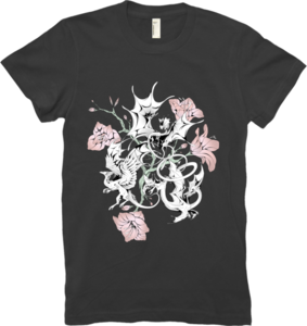 Halftone Lilies Tee (Women's)