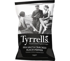 Чипсы Tyrells с морской солью и чёрным перцем