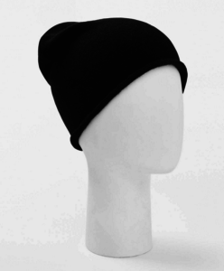 black cashmere hat
