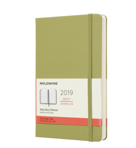 Ежедневник Moleskine Classic (2019), Large (13x21 см), зеленый