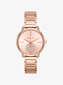 Michael Kors Portia Rose Gold-Tone Watch