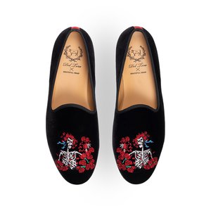 Black Velvet Classic Slippers-loafers