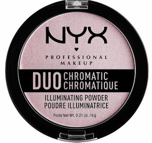 Сухой хайлайтер ДУО ХРОМАТИК DUO CHROMATIC ILLUMINATING POWDER - LAVENDER ST 02, NYX PROFESSIONAL MAKEUP