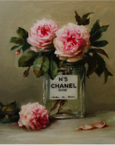 Chanel No5 with Garden Roses, PRINT