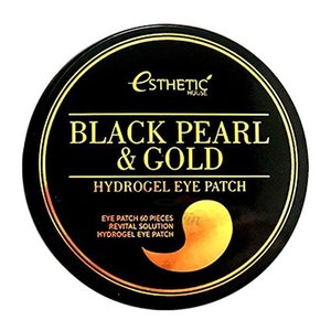 Esthetic House Black Pearl and Gold Hydrogel Eye Patch