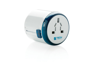 ЗАЗЕМЛЕННЫЙ АДАПТЕР ДЛЯ РОЗЕТОК WORLD TRAVEL