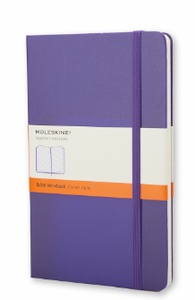 Записная книжка Moleskine Classic (в линейку), Large (13х21см), фиолетовая