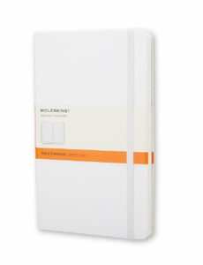 Записная книжка Moleskine Classic (в линейку), Large (13х21см), белая