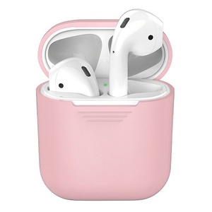 Чехол для AirPods силиконовый (розовенький есессно)