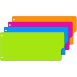 Разделитель листов Attache Selection пластиковый 12 листов разноцветный(105x240 мм)