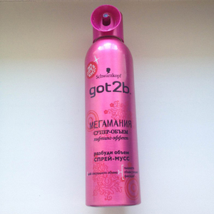 Стайлинг-мусс для волос "got2b. Мегамания" для супер-объема, 250 мл