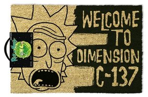 Коврик Rick and Morty (Dimension C-137 Black)