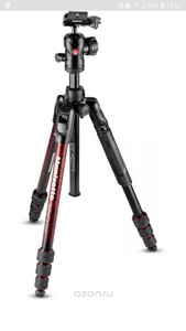 Manfrotto Befree Advanced Travel Twist Red