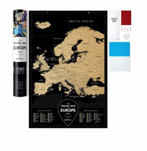 Travel Map Black Europe