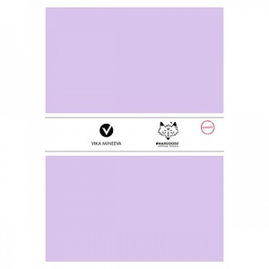 Скетчбук Maxgoodz Large White для маркеров Лавандовый, 18*27см, 32л, 160г/м2, на нитке