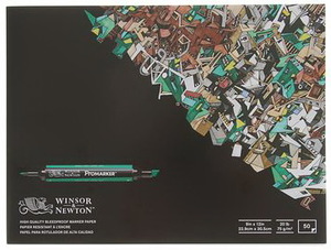 Альбом для маркеров 75гр/м.кв 22.9х30.5см 50л