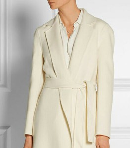 Cream Blush Wrap Coat