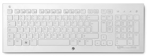 Белая беспроводная клавиатура