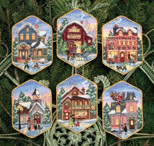 8785-DMS Christmas Village Ornaments