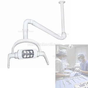 Dental Oral Light Lamp Operating Lamp 6 LED Lens With Arm
