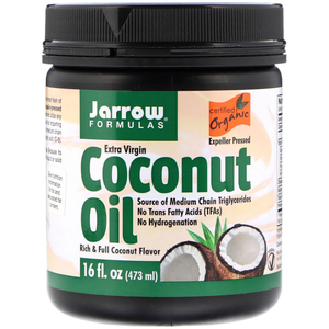 Большая банка кокосового масла JARROW FORMULAS ORGANIC EXTRA VIRGIN COCONUT OIL