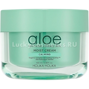 Успокаивающий крем с алое вера Holika Holika Aloe Soothing Essence 80% Moist Cream Calming