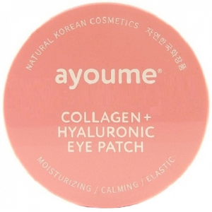 Гидрогелевые патчи для глаз с коллагеном и гиалуроновой кислотой Ayoume Collagen + Hyaluronic Eye Patch