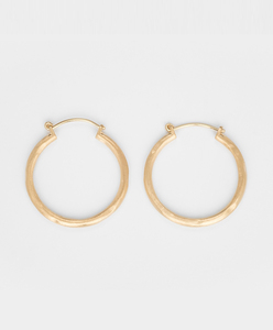 Серьги ROUND HOOP GOLD medium