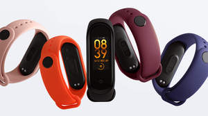 Mi band 4 + цветной ремешок