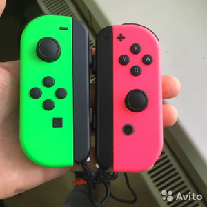 Joy-Con для Nintendo Switch (зеленый и розовый!)