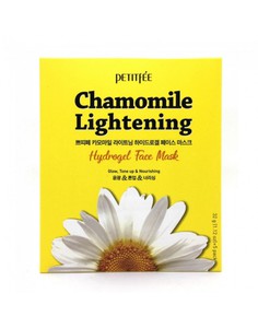 Гидрогелевая маска для лица с экстрактом ромашки PETITFEE Chamomile Lightening Hydrogel Face Mask