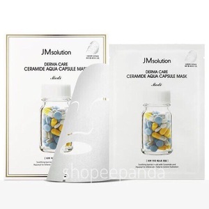 Восстанавливающая целлюлозная маска с керамидами JMsolution Derma Care Ceramide Aqua Capsule Mask