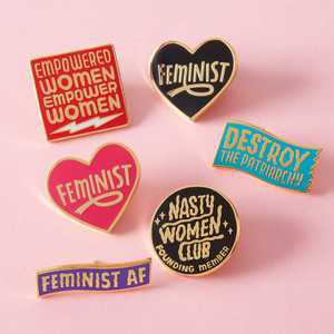 feminist pin