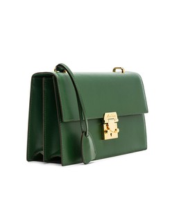 Mark Cross Cross Grain Downtown Bag in Leaf Green