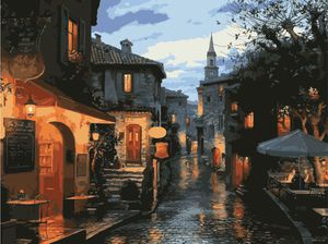 Картина по номерам "Средневековые улочки"