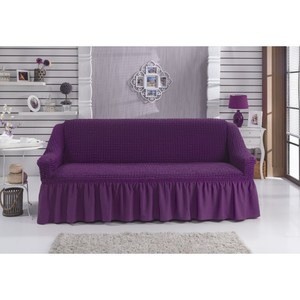 чехол на 3-местный диван, фиолетовый, темно-серый, бежевый