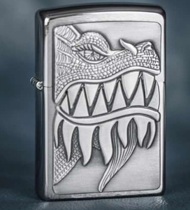 Зажигалка Zippo с драконом (можно с другим)