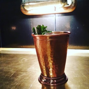 Hammered copper Julep Cup