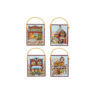 Dimensions 70-08954 Winter Village Ornaments