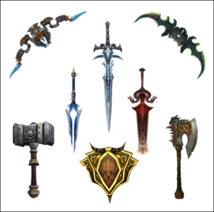 Модели оружия из WOW